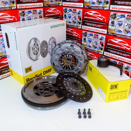 KIT DE EMBRAGUE CON VOLANTE BIMASA SEAT LEON II 2.0 TDI 136CV 140CV MOTOR AZV, BMM, BKD