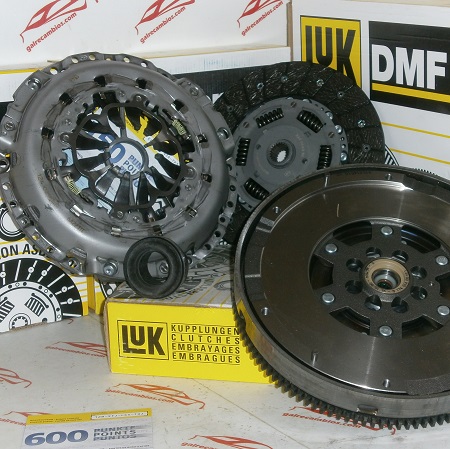 KIT DE EMBRAGUE CON BIMASA AUDI A4 2.5 TDI 163 CV CÓDIGO MOTOR BDG