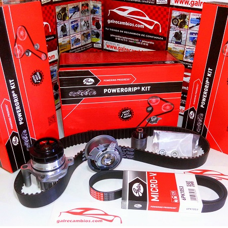 KIT DE DISTRIBUCIÓN CON BOMBA DE AGUA Y CORREA AUX SEAT LEON 1P 1.9 TDi 90CV 105CV BXF BXE BKC BLS