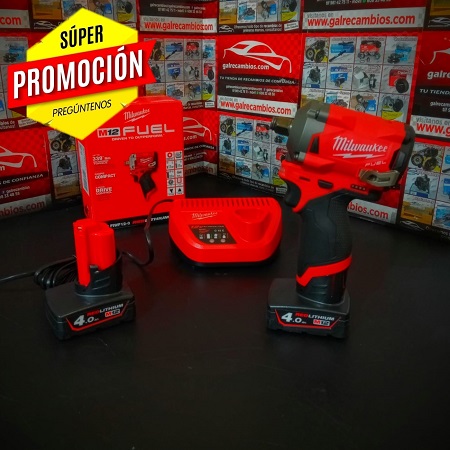 LLAVE DE IMPACTO 1/2&#8243; SUBCOMPACTA FUEL MILWAUKEE