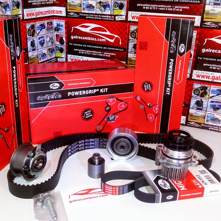 KIT DE DISTRIBUCIÓN CON BOMBA DE AGUA Y CORREA AUX VW PASSAT 2.0 TDi 140CV 170CV BKP BMR HASTA CHASIS 3C-6-300000